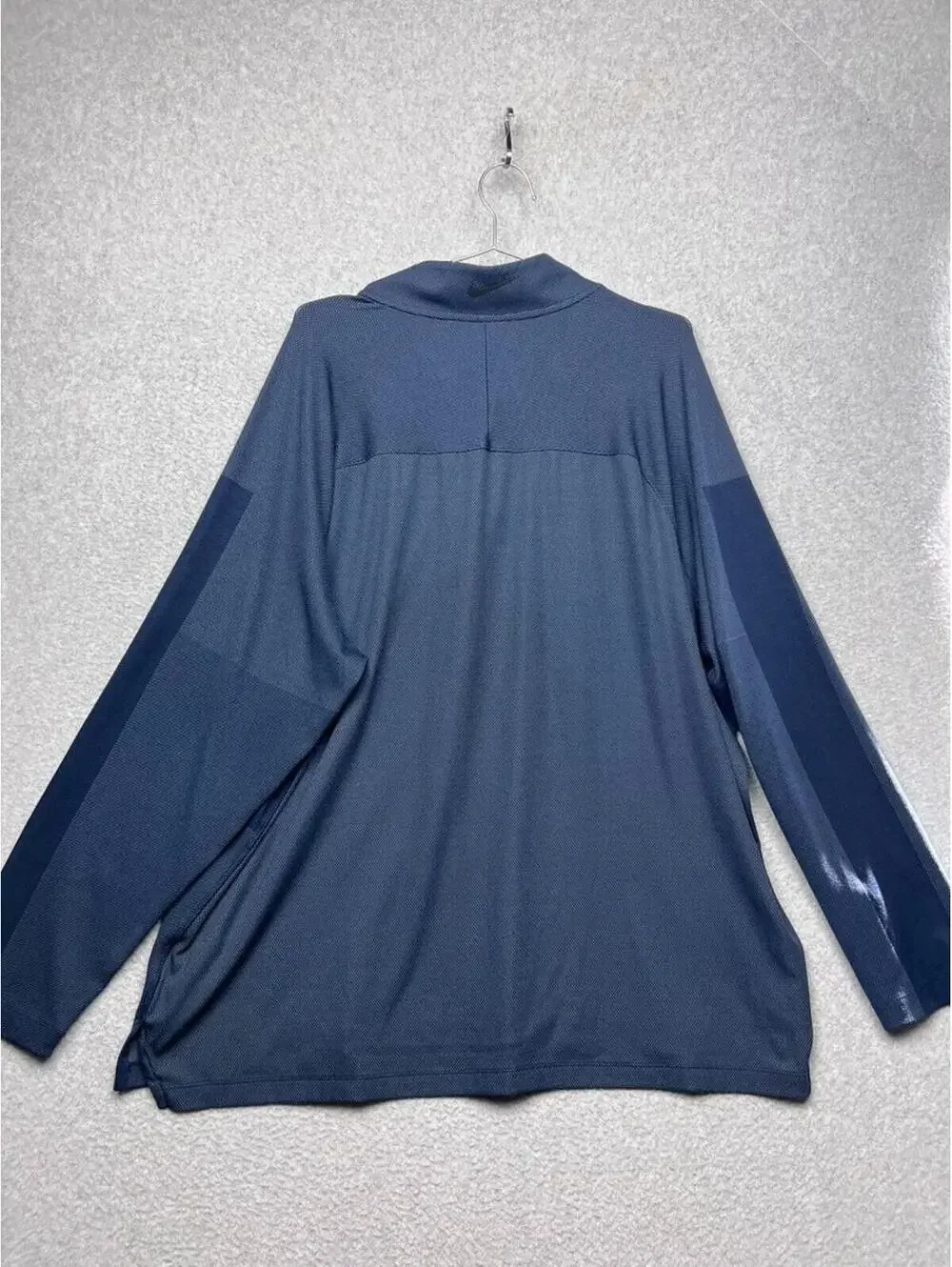 Nike Golf Dri Fit Vapor 1/2 Zip Pullover Blue Textured Colorblock Jacket Men XXL